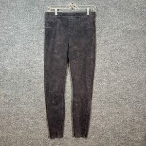 Spanx Jeans Womens Medium Gray Acid Wash Jeggings Skinny Leg Stretch Shaping